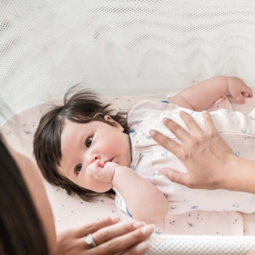 100% Organic Cotton Baby Bassinet Sheets for SNOO – Happiest Baby