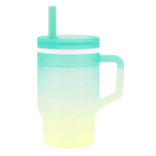 Infantino 9 fl oz Silicone My 1st Tumbler Soft Sippy Cup - Ombre Lime Light