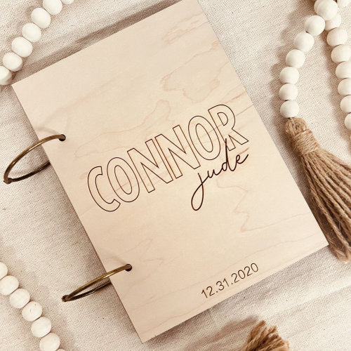 Personalized Card Keeper / Baby Shower or Child Birthday Card Storage and Organization / Baby Gift / Baby Shower Gift