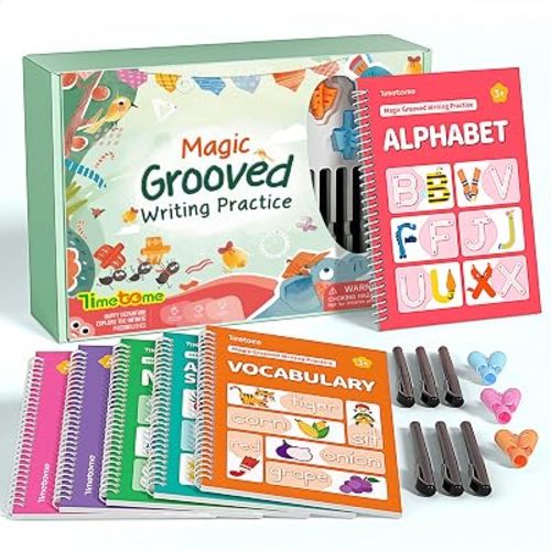 Magic Grooved Writing Practice Books for Kids 3-8