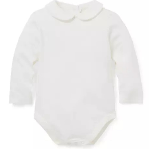 Baby Jet Ivory Baby Peter Pan Collar Bodysuit by Janie and Jack
