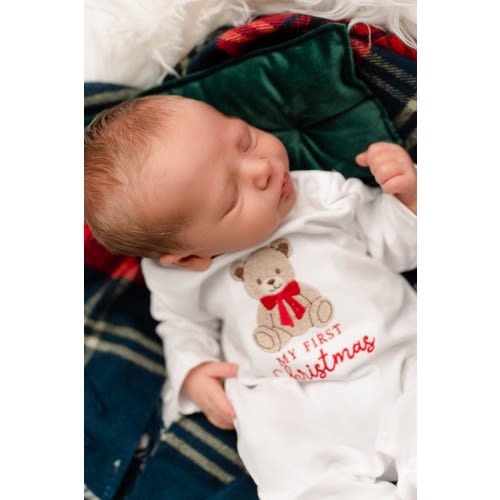 My First Christmas outfit, Baby Christmas Outfit, Newborn Christmas one piece