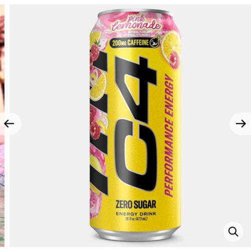 C4 Energy® Carbonated Pink Lemonade – Cellucor