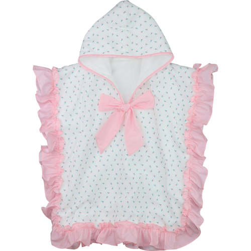 Pink Rosebud Ruffle Coverup