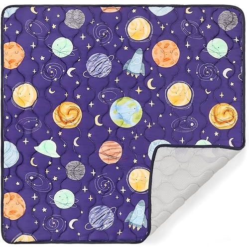 ManFaiSky Baby Play Mat for Floor, 50x50 Playpen Mat, Soft Thicker playmat for Babies Toddlers Infant, Anti-Slip, Foldable for Indoor & Outdoor Use, Machine Washable