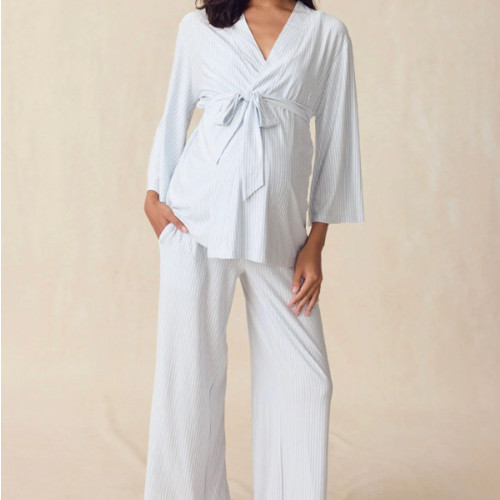 LAKE | Women | DreamModal® Pajamas | Fog Maternity Kimono Bundle