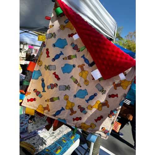 Sesame Street Themed Taggie Blanket