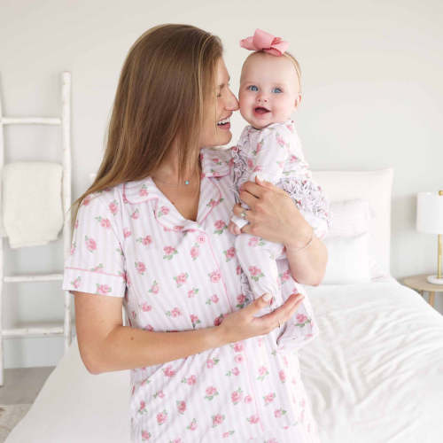 Women's Two Piece Flare Lounge Set | Rosy & Cozy