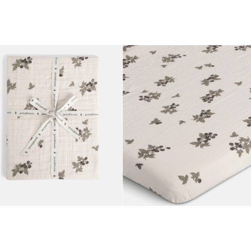 Muslin Fitted Crib Sheet – Garbo&Friends