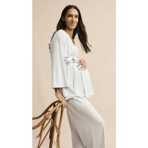 LAKE | Women | DreamModal Pajamas | Fog Maternity Kimono Bundle