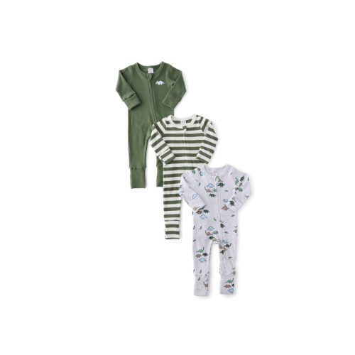 The 3Pk Remi Long Sleeve Zip Romper