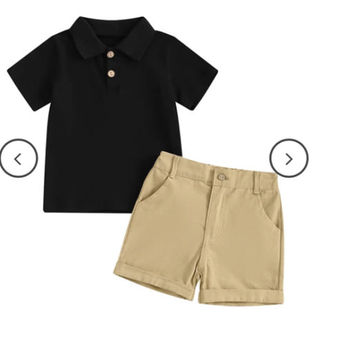 Classic Polo Shirt And Shorts Toddler Set – The Trendy Toddlers