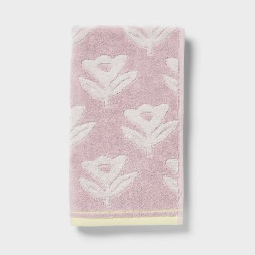 Floral Kids' Hand Towel Purple - Pillowfort™