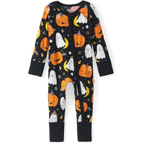 Little Sleepies Pajamas for Baby Boys & Girls, Viscose from Bamboo Baby Pajamas, Sleepers, 2-Way Zipper PJs