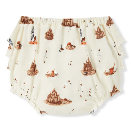 Sandcastle Organic Cotton Ruffle Bloomer