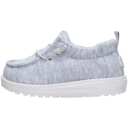 HEYDUDE Infant LILDUDE Slip On Stretch Jersey | Lightweight Comfy Baby Shoes | Easy On Elastic Laces