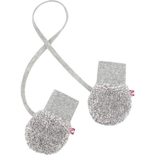 Zutano Baby Boys' Fleece Mittens - Heather Gray Furry
