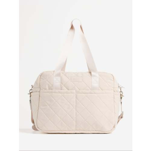 Nappy Bag - Sand Quilted