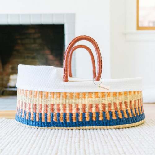 Baby Moses Basket, Handmade Bassinet, Baby shower gift,Natural Baby Bassinet, African Moses Basket, Pack & Play,