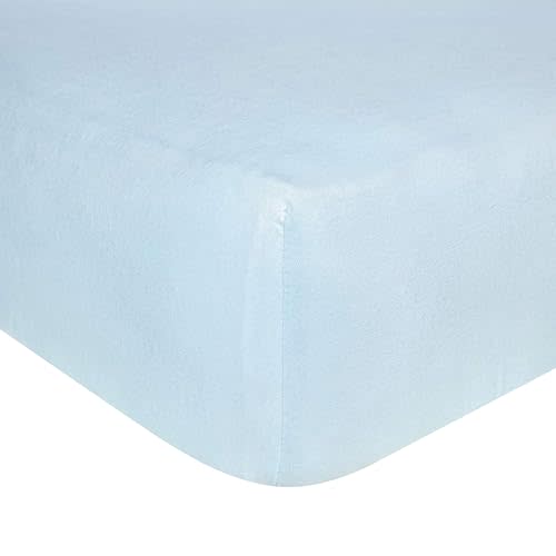 Burt's Bees Baby Essential Organic Cotton Fitted Crib Sheet, Breathable for Boy Girl Standard Crib & Toddler Mattresses