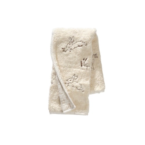 Signature Organic Cotton & Muslin Bunny Coverlet Baby Blanket