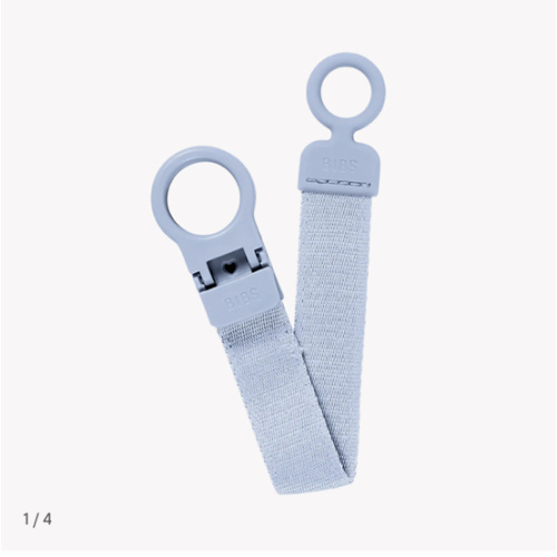 Pacifier Clip Loop - Dusty Blue – Bibsworld store US