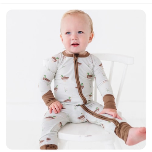 Duck, Duck Cute Ribbed Convertible Footies