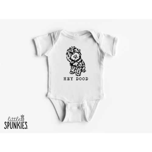 Funny Pet Baby Bodysuit, Hey Dood Onesies® Brand, Goldendoodle Dog Infant Tee - NL14536
