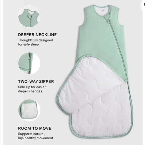 Bamboo Sleep Bag 2.5 TOG in Granite Green
