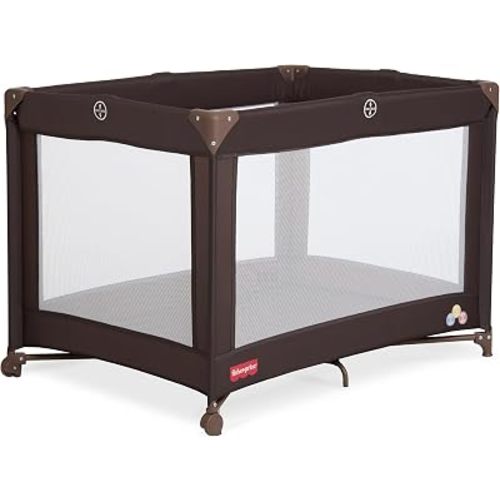 Dream On Me Fisher-Price™ Play All Day Foldable Playard, Chocolate Chip