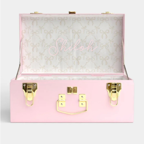 Mini Trunk - Pink - Briarcliff Bows / Embroidery