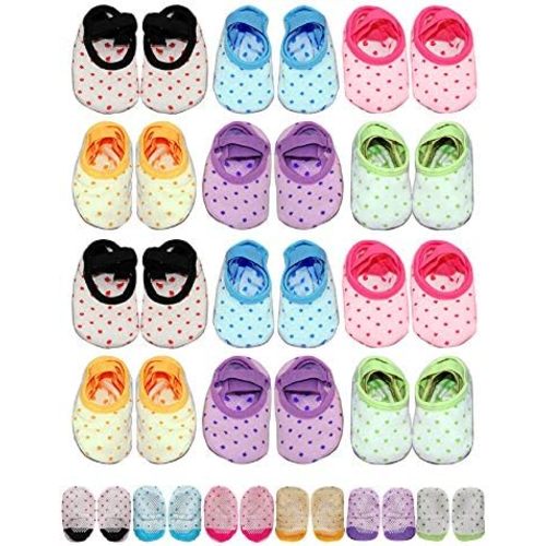 Tiny Captain Baby Toddler Girls Grip Socks Anti Slip w/Strap Socks Girl 0-7 Years Old Gift Set Age 1-7 Socks With Grippers