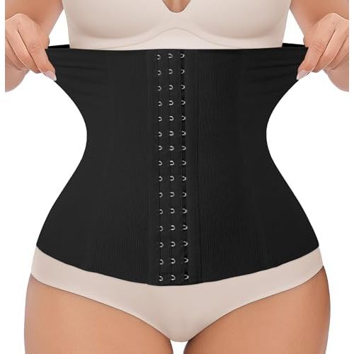 EUYZOU Women Waist Trainer Corset Postpartum Fajas Tummy Control Girdle Shapewear Waist Cincher