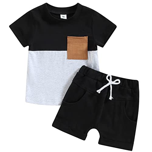 Mubineo Infant Toddler Baby Boy Summer T Shirt Shorts Outfits Short Sleeve Tee Tops Clothes Set
