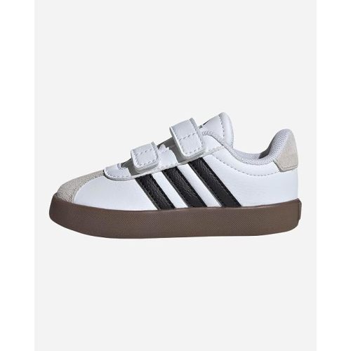 adidas Boys Vl Court 3.0 Sneakers Shoes Casual - Pink, White