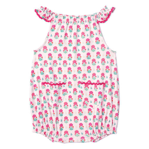 Geranium Block Print Girls Weezie Bubble