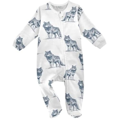 Baby Sleepers Newborn Baby One-Piece Footies for Girl Boy