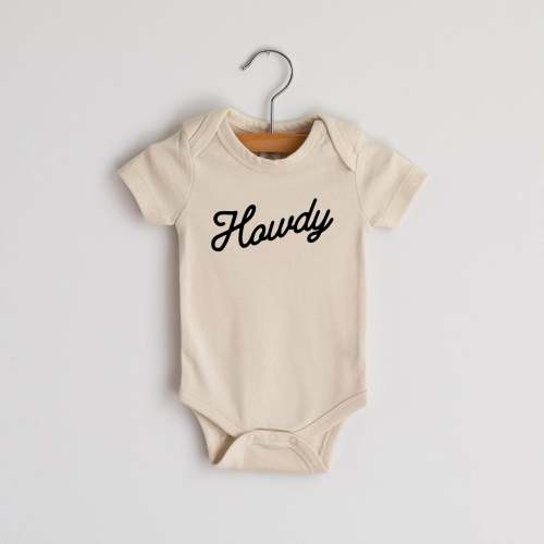 howdy onesie (cream)
