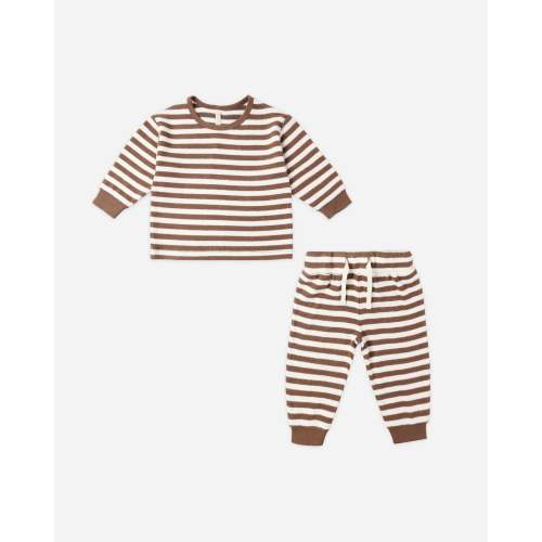 Cozy Set || Cedar Stripe – Quincy Mae