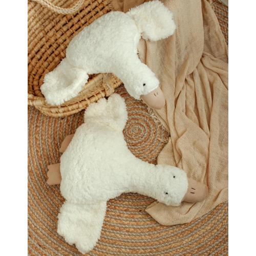 Plush Goose Pillow Toy – Soft Stuffed Goose for Baby Nursery Decor, Montessori Room Toy, Cute Farm Animal Cushion, Baby Shower Gift