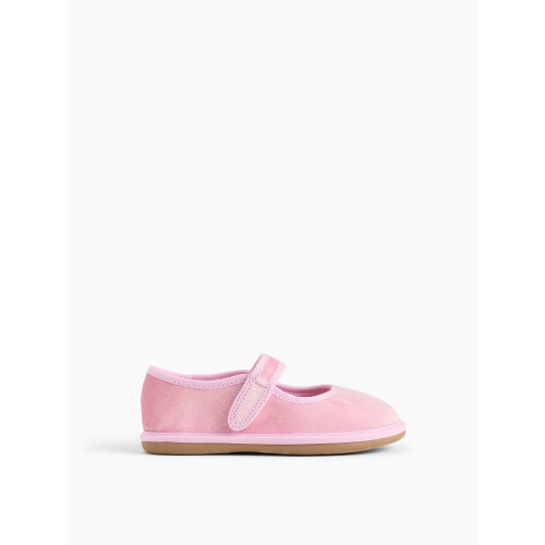 Toddler Velvet Mary Jane Flats