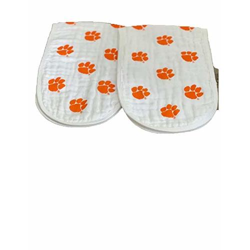 Three Little Anchors Clemson University Burp Cloth 2pk