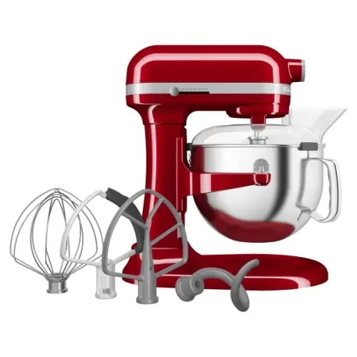 KitchenAid 6 Quart Bowl-Lift Stand Mixer with Attachments and Pouring Shield