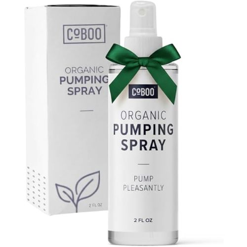 Pumping Spray 2 Fl Oz | Organic Skin Lubricant for Breast Pumping | Pump Flange Spray for Breast Shields | Vegan & Lanolin Free, Made in USA | Helps Sore Nipples & Clogged Milk Ducts
