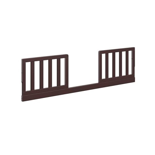 Storkcraft & Graco Toddler Safety Guardrail Kit with Slats (Hazelnut) – GREENGUARD Gold Certified, Converts Compatible Storkcraft & Graco Crib to Toddler Bed, Kit Includes 2 Toddler Guardrails
