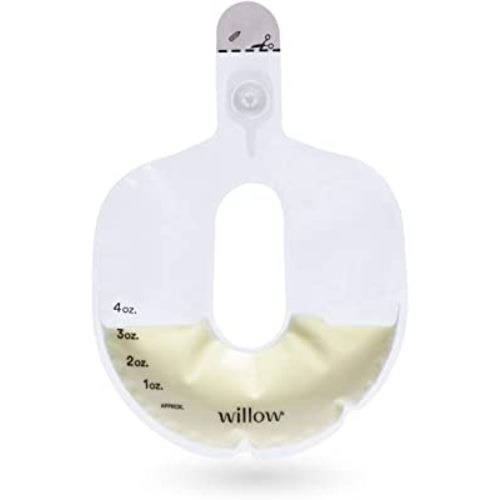 Willow Pump Spill-Proof Breast Milk Bags, 48 Count | Holds 4 oz. Per Bag | Self-Sealing Storage Bags, Recyclable & BPA Free | Breast Feeding Essential for The Willow Pump