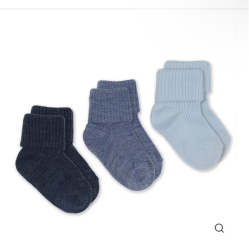 Wool Socks, Baby and Toddler, Blue