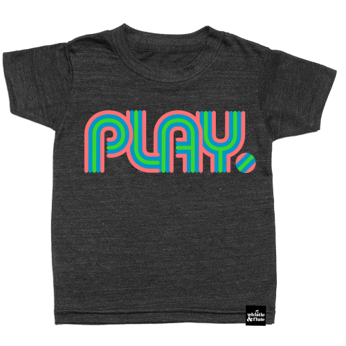 Neon PLAY T-Shirt · Whistle & Flute Clothing