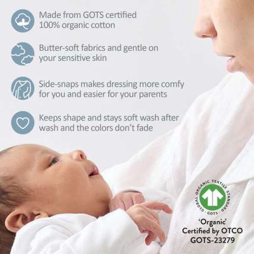 STERLING 3-Pack Side Snap Bodysuit, Terra - butterblu | Maisonette