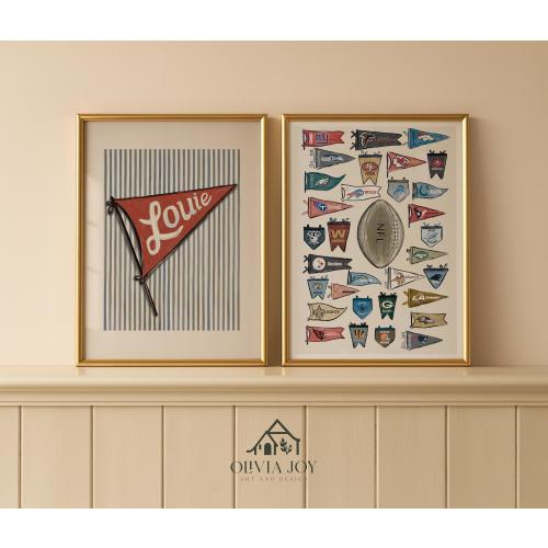 Name Pennant Print